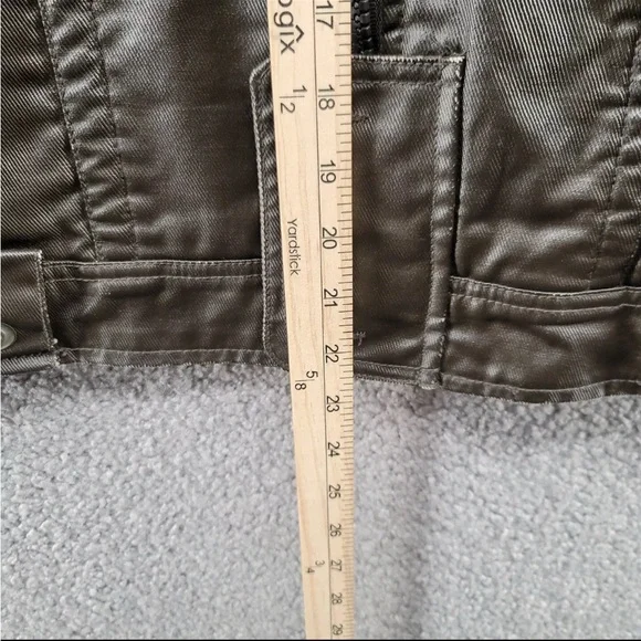 Premium Lounge Heavy Lined Jacket Coat Brown Pockets Hood Zip Men Large
